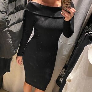 Black akira sweater dress